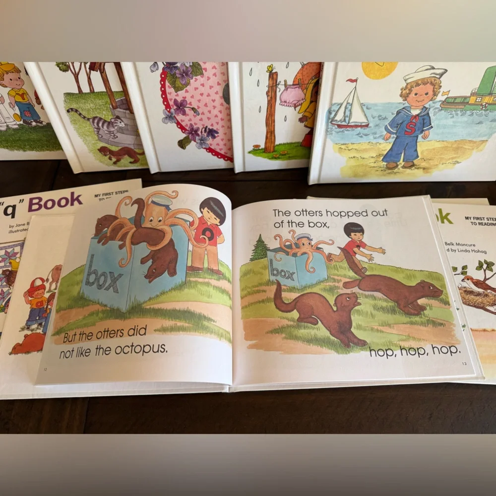 Vintage - Lot of 9 - My First Steps to Reading Series